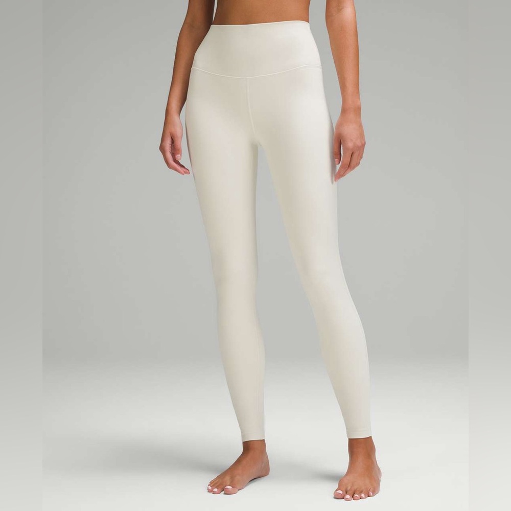 NWT Lululemon Align High-Rise Pant‎ 25" Bone Size 10 W5GCBS